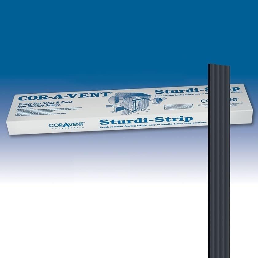 Sturdi-Strips Rainscreen Furring Strips: Polypropylene, 448 Linear Ft, 112 Pieces, ' Thick x 1 ' Wide