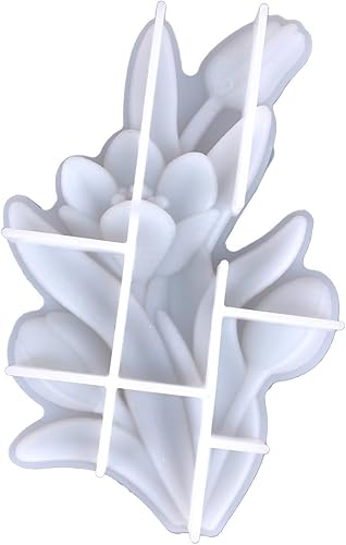 Miniatura 9 de Moldes de silicona de flores de tulipán 3D, molde de silicona para tulipanes, adornos de bricolaje, herramientas de artesanía, molde de resina epoxi