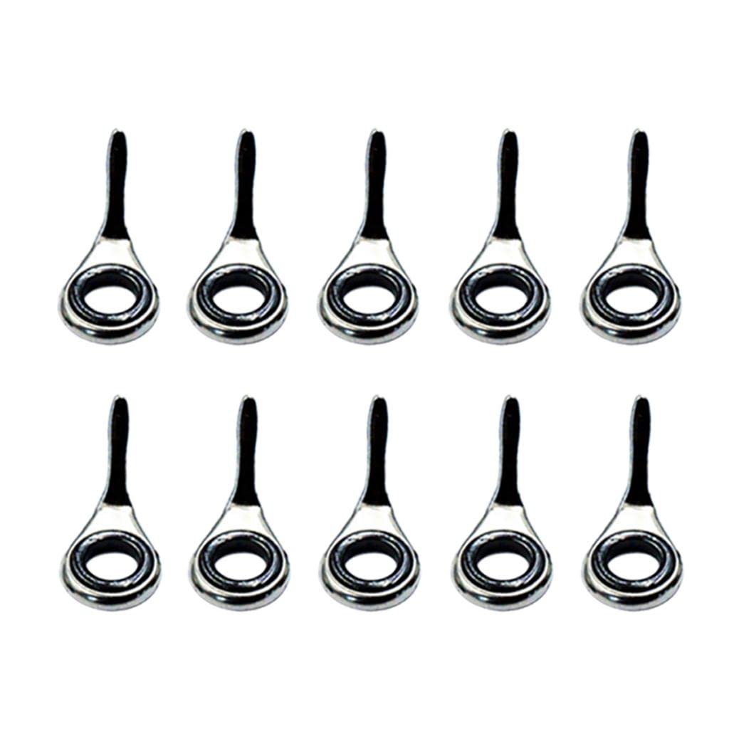 10pcs Stainless Steel Fishing Rod Guides Fishing Rod Tip Repair Tools 3mm | 10 Pieces Fishing Rod Guides-image-17