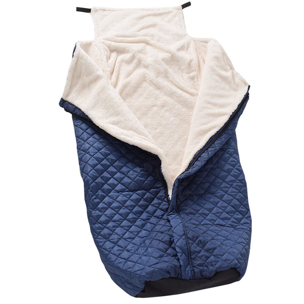 RUHEN Manta de Invierno para Protección de Sillas de Ruedas Impermeable y Confortable Saco para Silla de Ruedas para Proteger la Parte Inferior del Cuerpo Interior cómodo y cálido