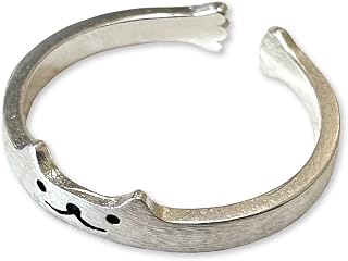 Silver925 キャット リング 指輪 猫 ネコ フェイス 純銀 シルバー アクセサリー ジュエリー 銀 ペット グッズ プレゼント [並行輸入品]