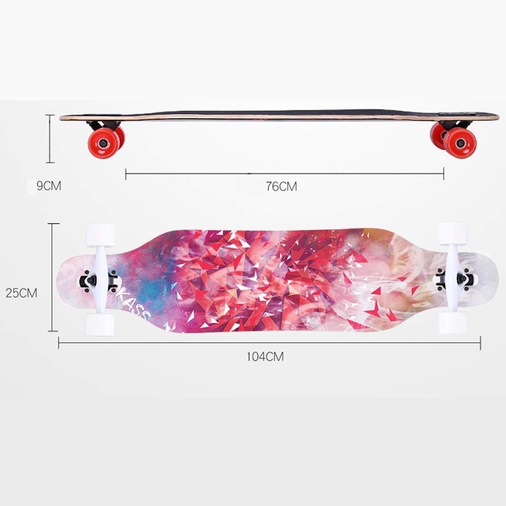 40% Off Discount ZAIHW Longborads Skateboards 41 inches Complete Drop Down Through Cruiser for Kids Boys Youths Beginners The Best Gift