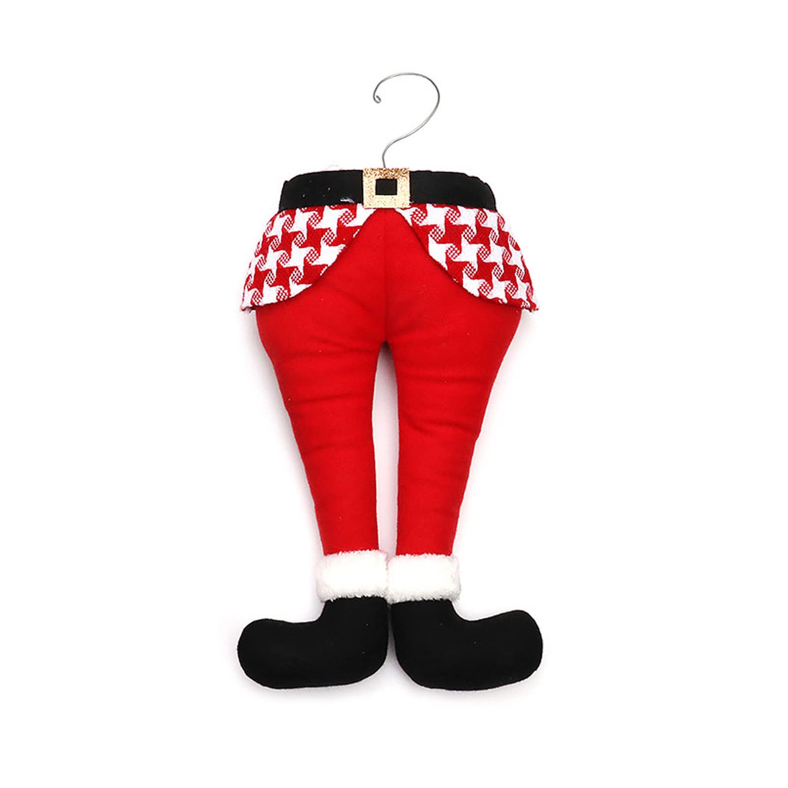 Buxuaaaa Legs Christmas Decorations Stuffed Legs Christmas Tree Decoration Ornaments for Fireplaces Car Party