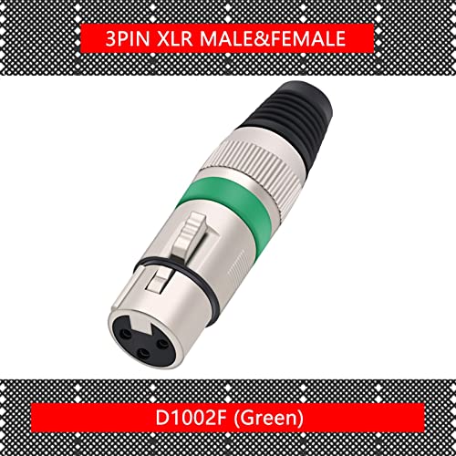 Conector XLR de 3 pines con terminal estable para cable de micrófono sin ruido 6