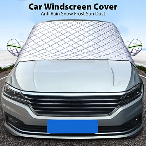 ERYUE Proteção de pára-brisas,Capa de pára-brisas de carro capa de pára-brisas capa anti chuva neve