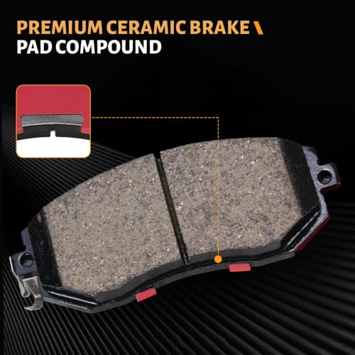 Image of D1539 Front Ceramic Brake Pads Kit Fit For Scion FR-S 2013-2016, For Subaru BRZ 2013-2024, For Crosstrek 2016-2017, For Forester 2011-2018, For Toyota 86 2017-2020, For GR86 22-25