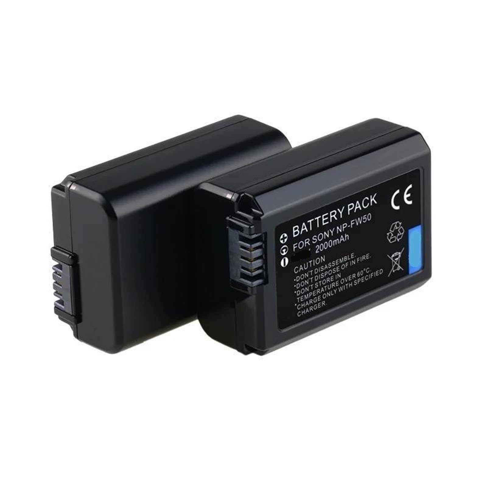 Compatibile con SONY NP-FW50 Batteria for Fotocamera + Caricatore