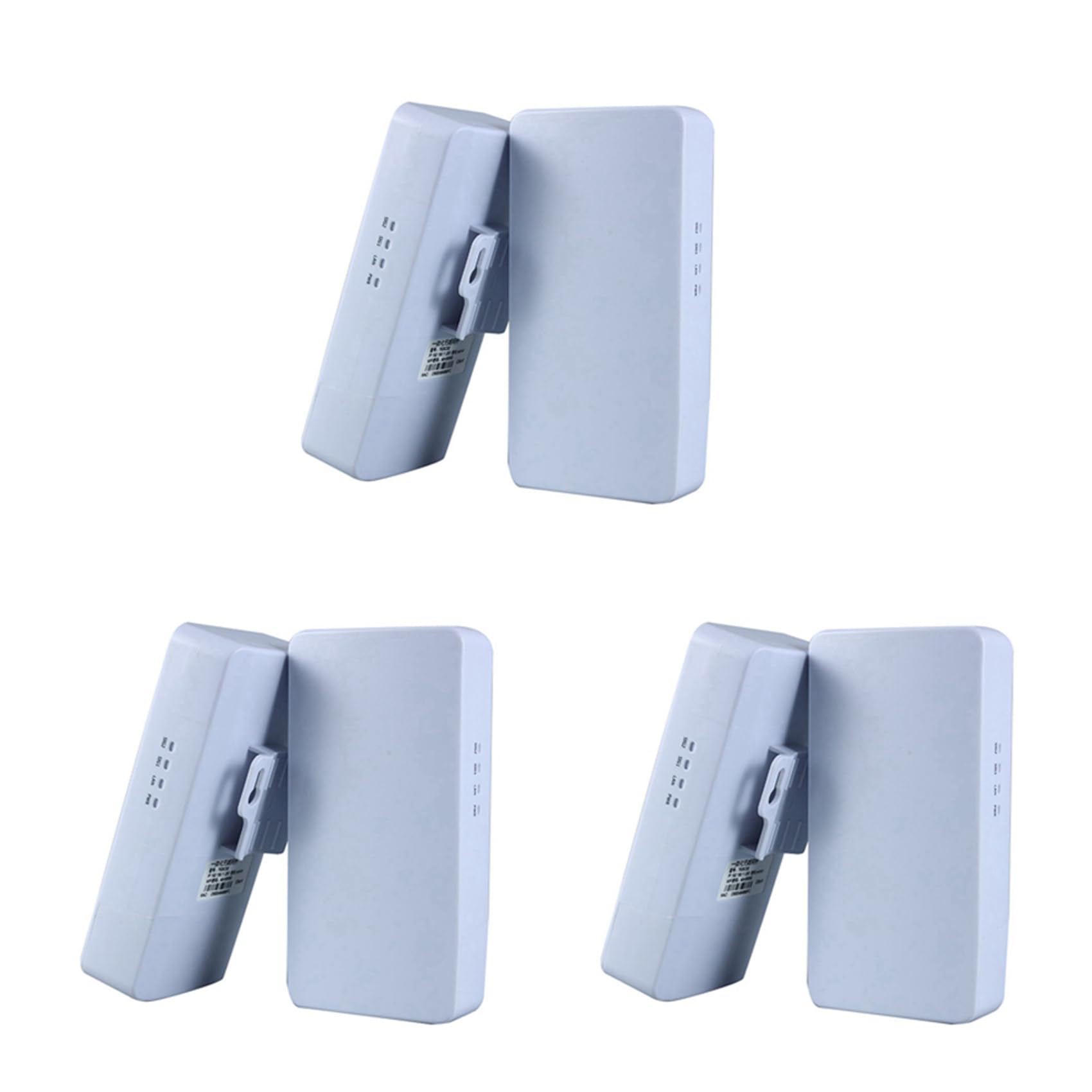 6X Routeur WiFi Extérieur Pont sans Fil 2.4G Répéteur WiFi 300Mbps Amplificateur de Signal WiFi Point à Point Portée 1KM Prise UE