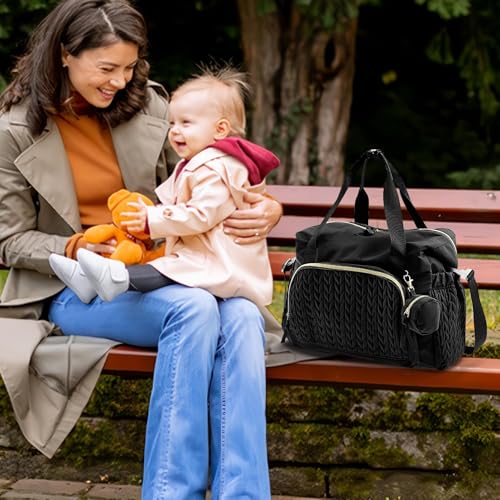 Sac de maternité grand format imperméable avec pochette tétine - 4