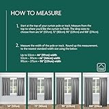 Enhanced Living Vogue Green 46 x 72 inch (117x183cm) Eyelet Thermal Noise Reducing Dim Out Curtains for Bedroom and Living Room - Image 9