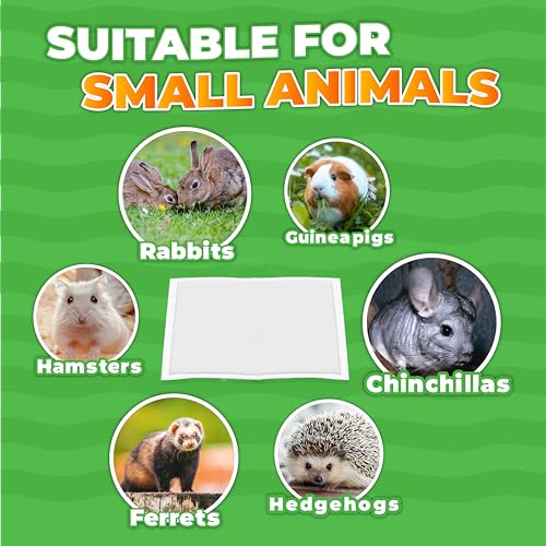 14"" X 18"" Disposable Guinea Pig Cage Liners 50 PCS, Rabbit, Hedgehog, Hamster, Chinchilla, Cat, Reptile and Other Small Animals by POMPET - Image 6