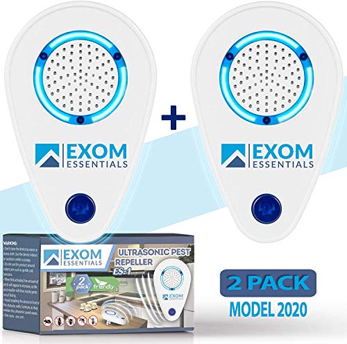 ES-1, Ultrasonic Pest Repeller Wall Plug-in, Most Effective than Repellents - Get Rid