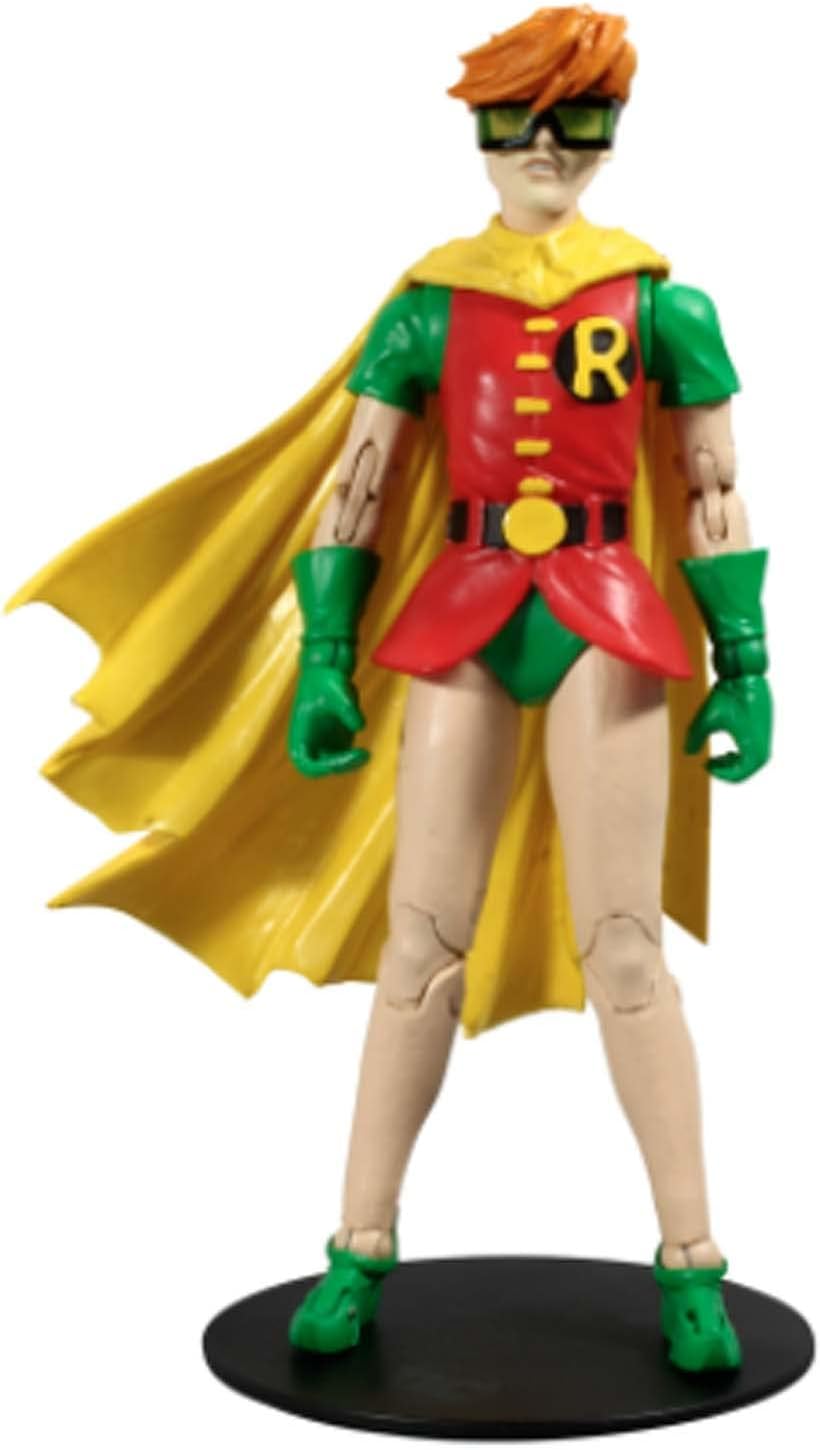 McFarlane Toys, 7-Inch DC Dark Knight Returns Robin Action Figure with 22 Moving Parts, Collectible DC Figure with Unique Collectible Character Card – Ages 12+