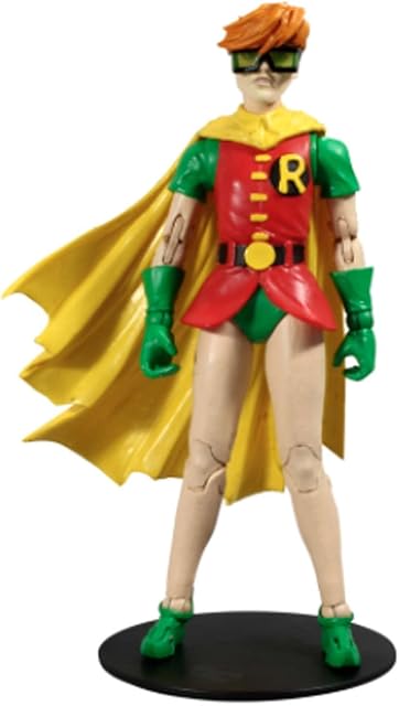 McFarlane Toys, 7-Inch DC Dark Knight Returns Robin Action Figure with 22 Moving Parts, Collectible DC Figure with Unique Collectible Character Card  Ages 12+