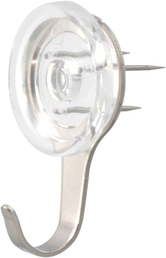 大一鋼業(Markey) 合金鋼 石膏ボード・ベニヤ・木用フック スリーピン フック クリア お徳用 12個入り 耐荷重:7Kg TH-C2