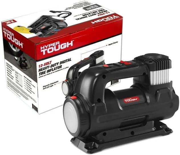 Tire inflator connected to a car tire valve