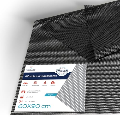 TRIBURG Alfombrilla Antideslizante Universal 60x90 cm Se Puede Cortar a Medida y Lavar - Alfombrilla para el Maletero del Coche | Alfombrilla Antideslizante para moqueta | Alfombrilla para cajones