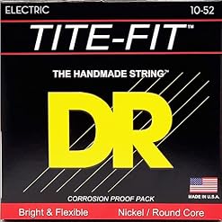 DR String BT-10 Tite-Fit Jeu de cordes pour guitare electrique - Les Beatles, Paul McCartney, John Lennon, RIngo Starr, George Harrison