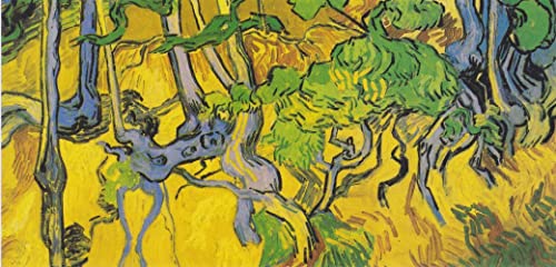 Murales de lienzo de Van Gogh: Raíces de Árboles de 60x90cm, un regalo cultural inolvidable