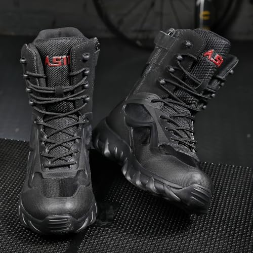 Men's High-Top Breathable Hiking Boots - Comfortable, Non-Slip Outdoor Sneakers with All Seasons4