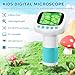 Microscope for Kids Over 3 Years Old, 1000X Portable Handheld Microscopes, Pocket Mini Microscope for Boys Educational Science Toys, Christmas Birthday Gifts for Boys Girls