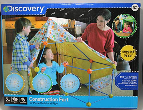 Discovery Kids Construction Fort 72pc Build & Play