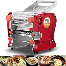 TOPCHANCES Pasta Maker, 110V Automatic Electric Pasta Machine Press Machine Noodles Cutter with Clamp for Spaghetti Lasagna Tagliatelle, 3mm/9mm Blade,180mm Wide Noodle Machine