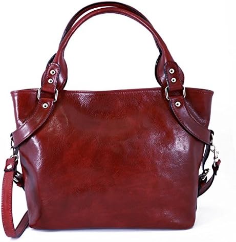 dark brown leather shoulder bolsa