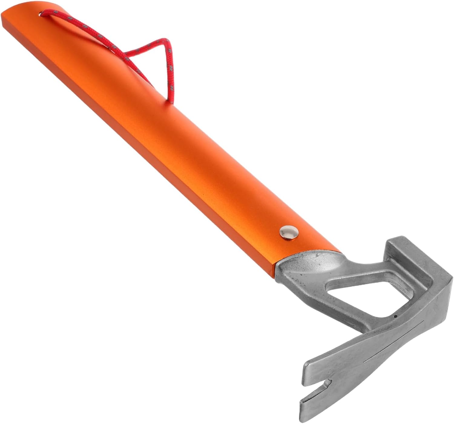 Camping Hammer with Stake Remover Aluminum Tent Peg Puller for Setup Multi-Function Outdoor Tool with for Hiking and Gardening