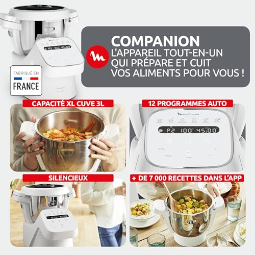 Robot cuiseur Moulinex Companion YY5642FG 14 fonctions Capacité 10 personnes - vue 10