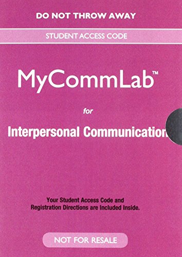 Interpersonal Communication Book ,The, Books a ... 0134127102 Book Cover