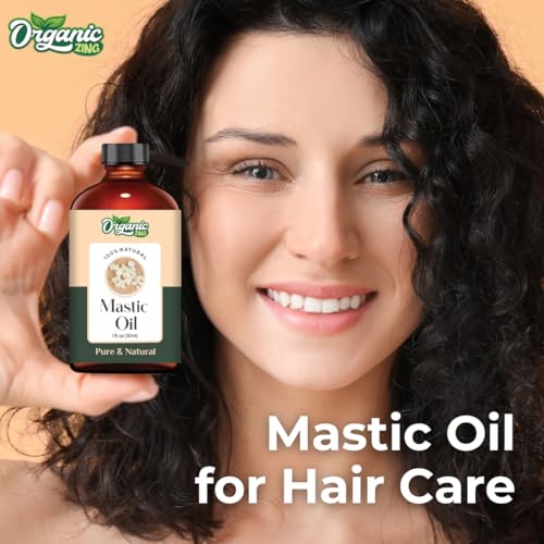 Image of Organic Zing Mastic (Pistacia lentiscus) Oil | Pure & Natural Essential Oil for Skincare, Aroma & Massage- 30ml /1.01fl oz