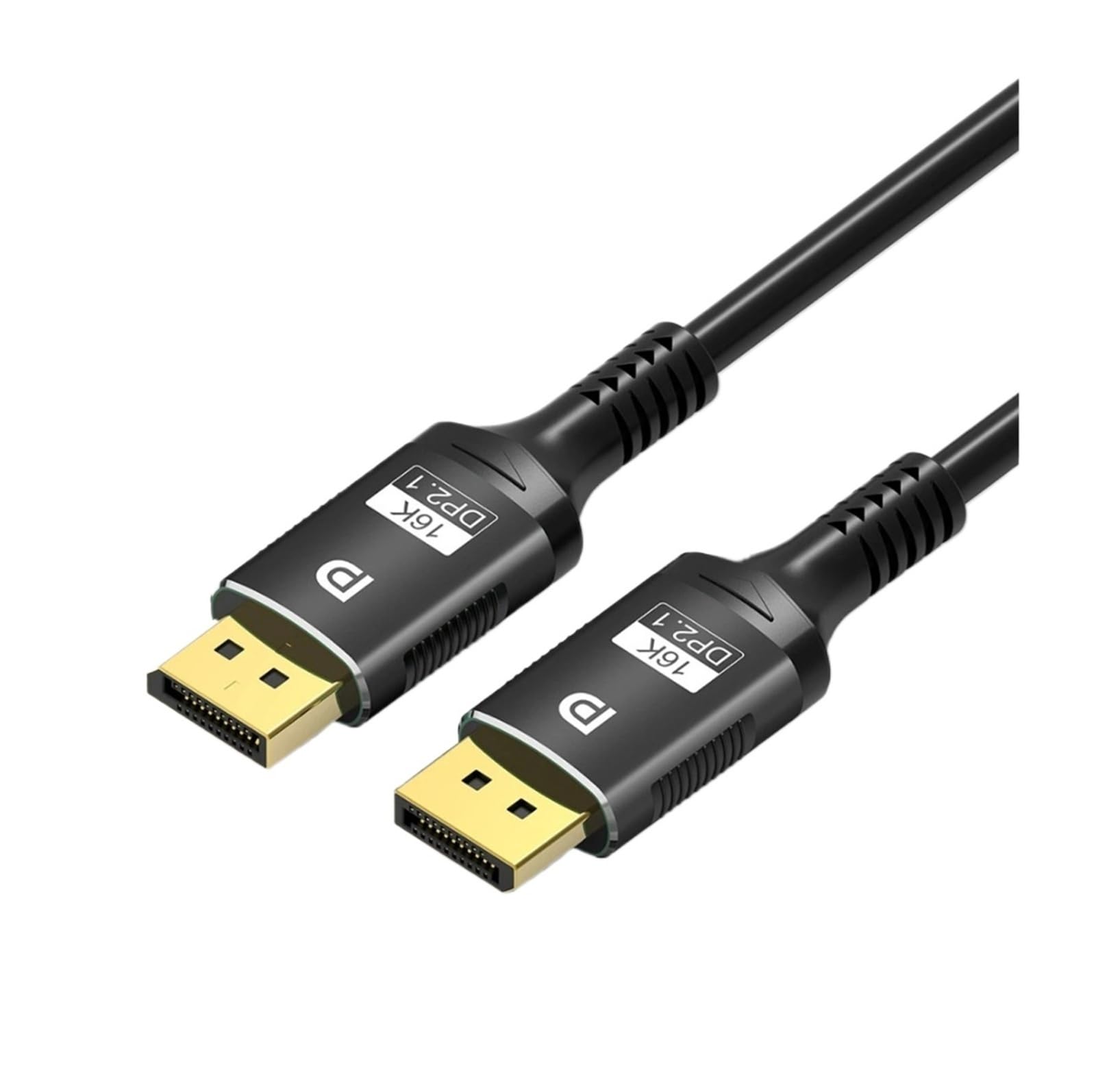 Câble DisplayPort 2.1 (16K À 30 Hz/8K À 60 Hz/120 Hz, 80 Gbit/s) – Compatible Avec Les Téléviseurs HD/Box, For Un Visionnage Ultra HD.(16K DP 2.1,3m)