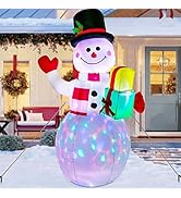 Amazon | クリスマス飾り デコレーションライト 光る 雪だるま