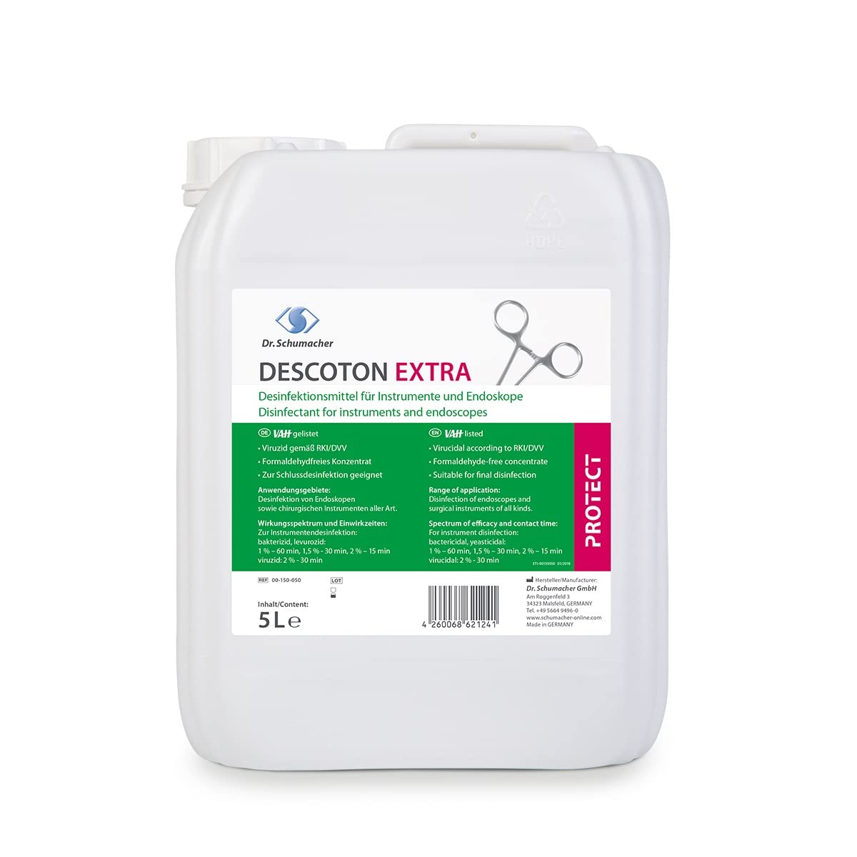Dr. Schumacher DESCOTON EXTRA Instrumentendesinfektionsmittel - 1 Liter