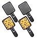 Mini Padelle per Raclette, Piastra per Raclette Rivestimento Antiaderente Accessori per Raclette Aantiaderente per Raclette Universale, 4 Pezzi