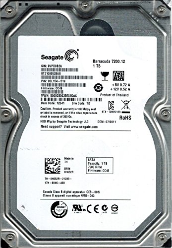 Preisvergleich Produktbild Seagate ST31000528AS P / N: 9sl154519 F / W: cc49 1 TB TK