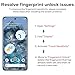 OMOTON for Pixel 8 Pro Screen Protector, 3 Pack for Pixel 8 Pro Tempered Glass, 3 Camera Lens Protector, Fingerprint Sensitivity (6.7 Inch, 2023 Released)