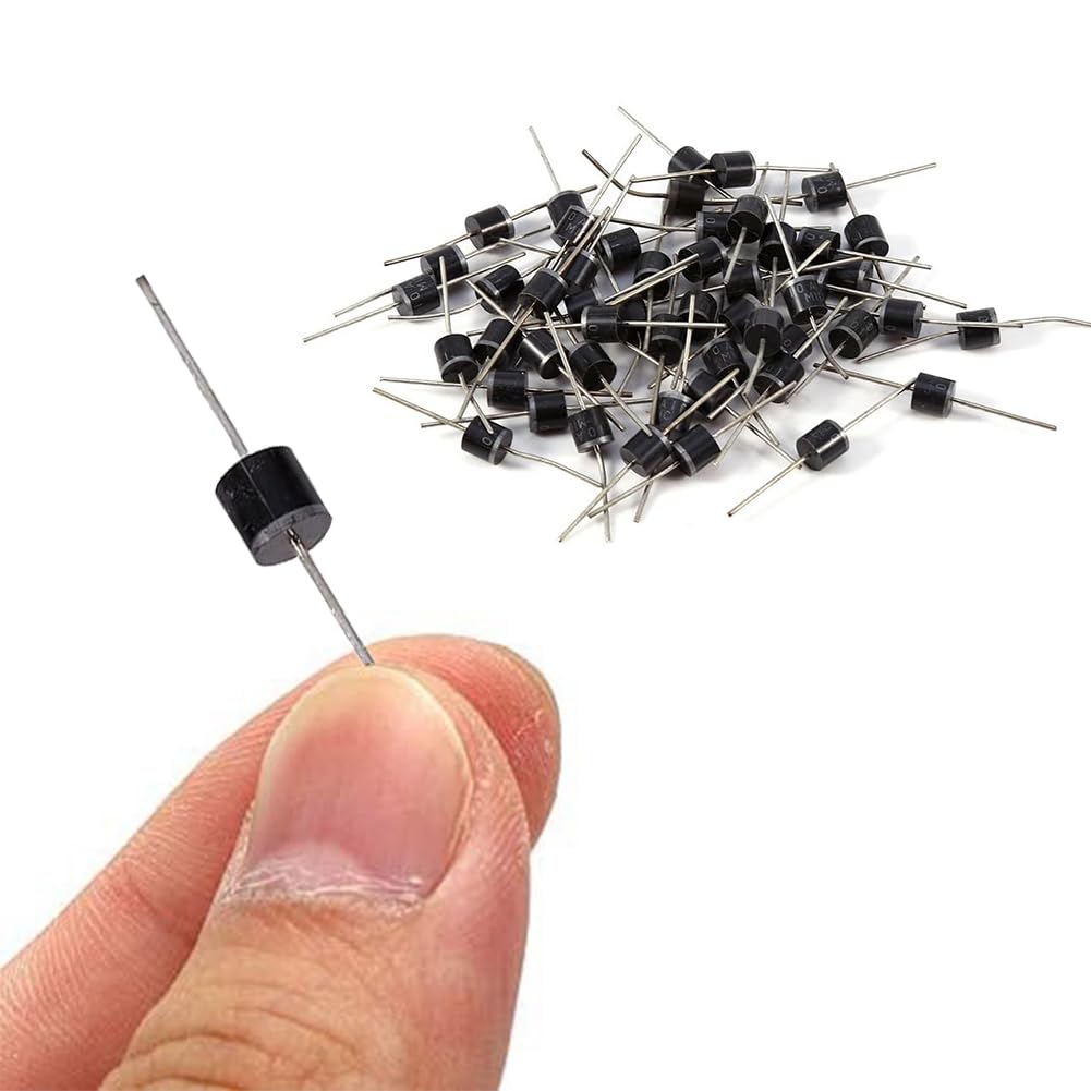 50 Stück 10A10 1000 V Diode 12 V Hochspannungsgleichrichterdioden Einweg Elektrische Leitfähigkeit