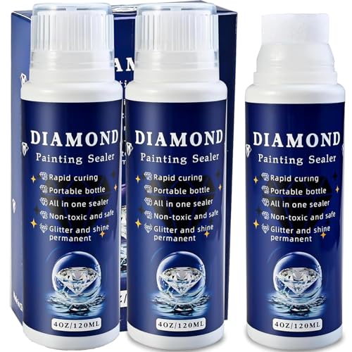 Image of 3pcs Diamond Painting Sealer, Diamond Art Painting Accessories Glue(12OZ)