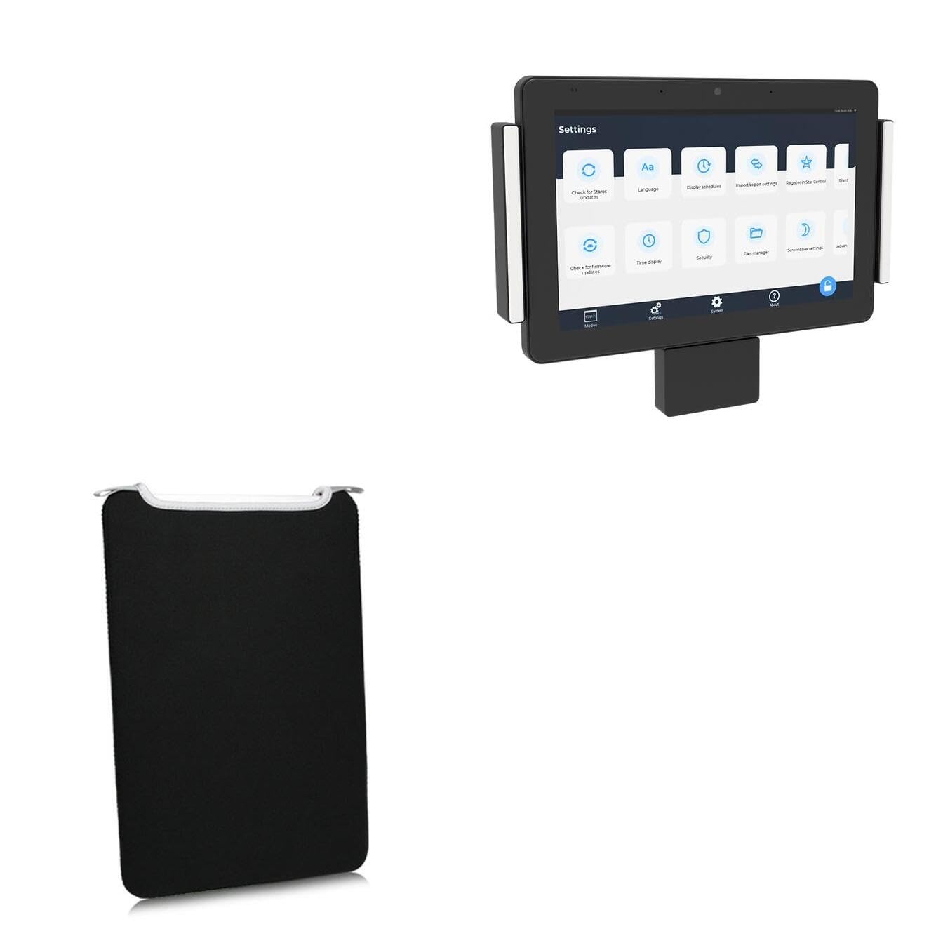 BoxWave Case Compatible with Glory Star Nebula Gen 2 NEB101 568 (15.6 in) - SlipSuit, Soft Slim Neoprene Pouch Protective Case Cover - Jet Black