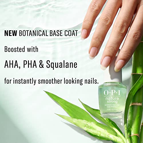 Opi Nature Strong Vegan Nail Polish, Mind-Full Of Glitter, Metallic Nail Polish, Natural Origin, Cruelty-Free Nail Lacquer, 0.5 Fl Oz. #TOP4