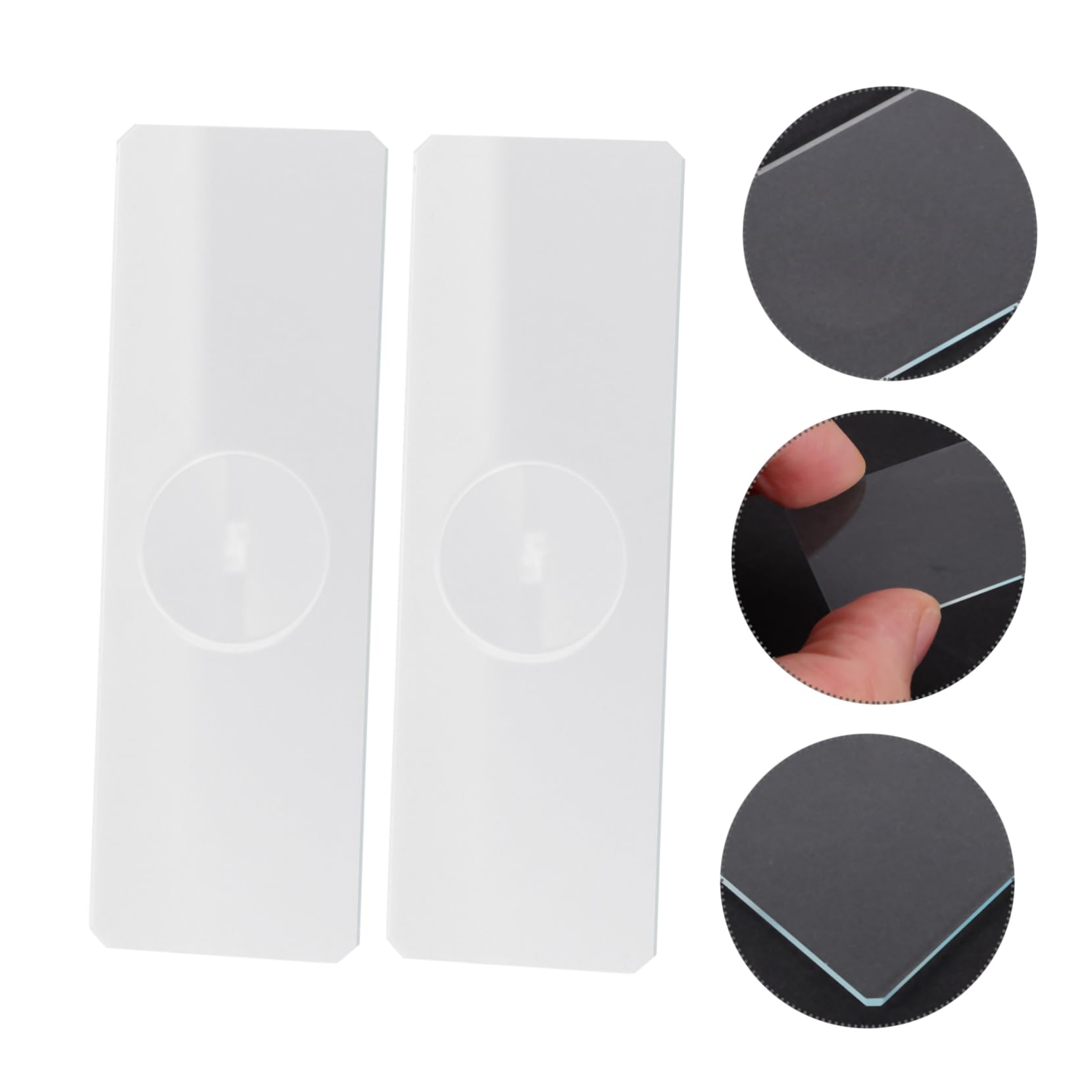Lames de Microscope à Cuvette Simple pour Spécimens Aquatiques, Lot de 50