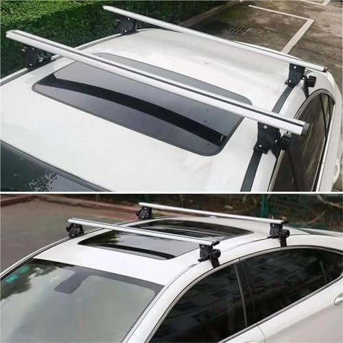 Barras transversales de techo para Toyota Tacoma 2024 de aluminio con antirrobo 3