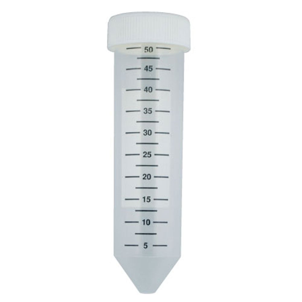 50ml Centrifuge Tubes, Racked, Polypropylene, Sterile, 20 Racks of 25, 500/Unit