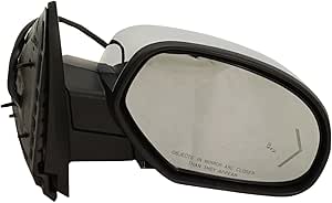 2012 Chevrolet Suburban 1500 LT Driver Side Mirror, Power Adjust, Heated, Chrome, Power Folding, In-glass Signal Light, With Blind Spot Detection In - Foto 3