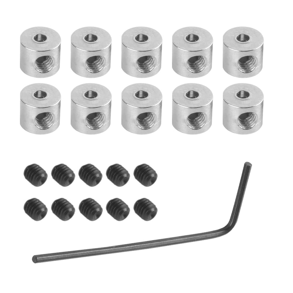 Muiltvoe Metal Locking Pin Keepers Kit Backs Keeper with Wrench for Uniform Badge Hat Tie