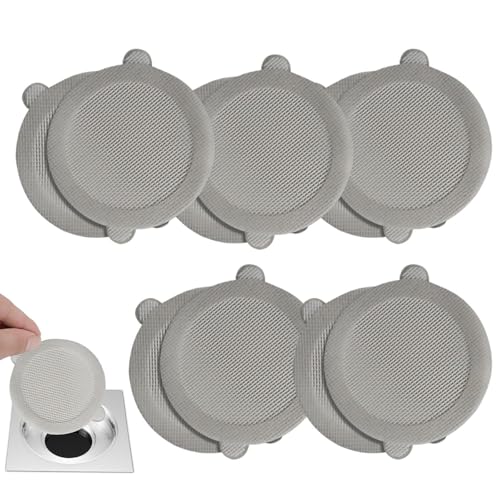 Djowyh Pegatinas para desagüe de suelo, 10 unidades, filtro para aguas residuales, 9,9 cm, atrapador de pelo adhesivo para el desagüe de la ducha, para suelo, hotel, cocina, bañera, restaurante