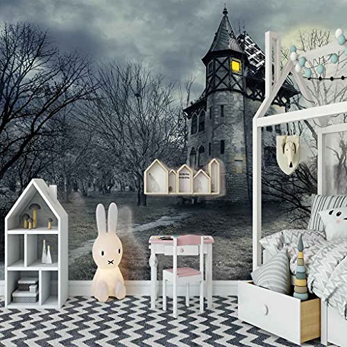 Canevas papier peint 3D château texturé de haute qualité - 3