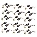 Aexit 15 Pairs Mounts & Accessories Carbon Brushes Power Tool 13 x 7.5 x 6.5mm for Generic Accessories Electric Motor